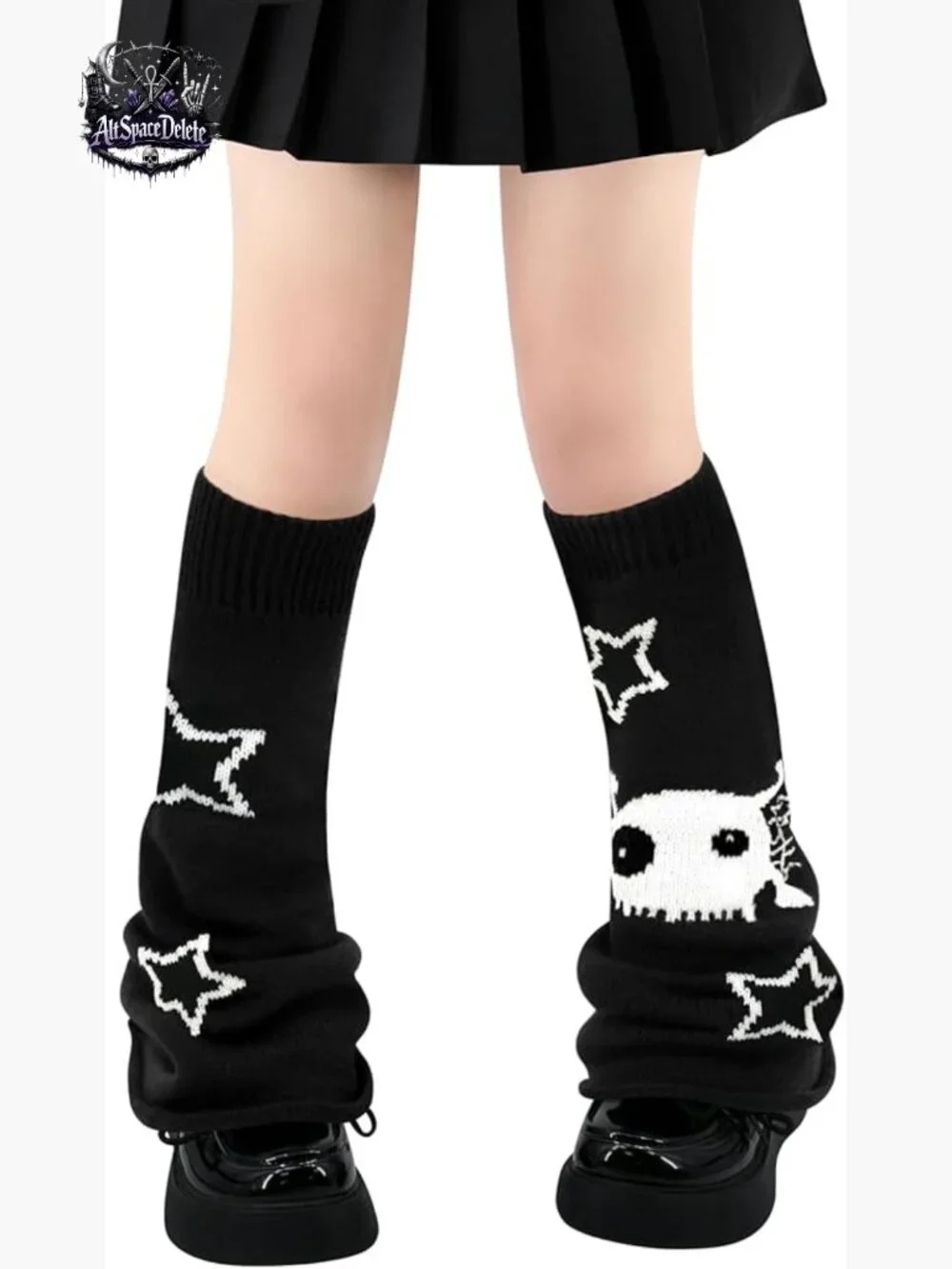 Kawaii Leg Warmers Y2K Harajuku Gothic Accessories One Size Acrylic